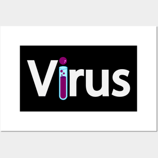 Virus artistic design Posters and Art